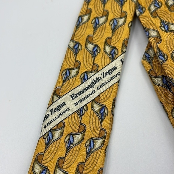ERMENEGILDO Zegna 100% silk tie - Picture 8 of 8